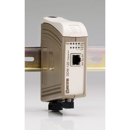 WES DDW-120 AA026800R WESDDW120 OMRON Ethernet SHDSL Extender 5.7Mbit Carril DIN