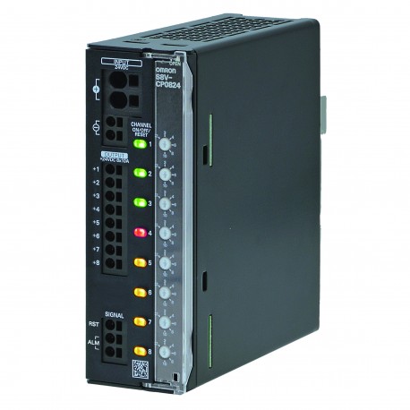 S8V-CP0824 S8V 1005E S8VCP0824 OMRON Elettronico, interruttore di circuito, 8 canali, max. 10 A per canale, ..