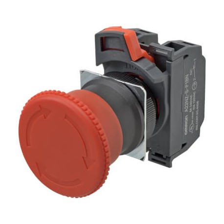 A22NE-M-P222-N A22E0029B A22NEMP222N OMRON Push button 40mm Emergency Turn IP65 3nc contact forms, Push-in+