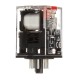 MKS2PIN 230VAC MKSN8494C MKS2PINAC230BYOMZ OMRON DPDT 10A Indic. mécanique CONDUIT à bouton-Poussoir de test