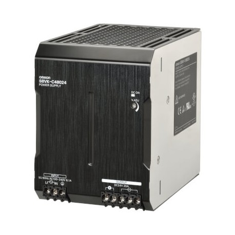 S8VK-C48024 S8VK2003C S8VKC48024 OMRON Alimentation 480W/24V/20A rail DIN LITE