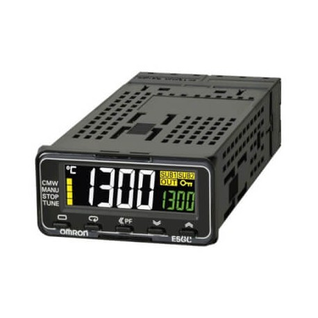 E5GC-QX1ACM-000 E5GC1038M 392095 OMRON Ctrl.Temp,Ent.Univ,Sal.SSR,1sal.aux,100-240VAC,Conx.rapid,48x24