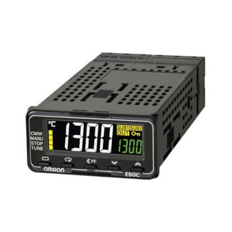E5GC-QX1DCM-015 E5GC1047R 392130 OMRON Ctrl.Temp,Ent.Univ,Sal.SSR,1sal.aux,RS485,24Vcc/Vac,Conx.rápida,48x24