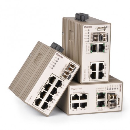 WES L108-F2G-S2 AA034778B WESL108F2GS2 OMRON Interruttore Lynx DSS 4TX 2FX 2xRS232/422 WeOS Livello 2