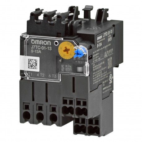 J7TC-01-1E6 J7TC5010D J7TC011E6 OMRON Thermal Overload Relay, Push-In Plus Terminals, Current setting range ..