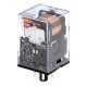 MKS3P-5 24VDC MKSN8081F MKS3P5DC24BYOMZ OMRON 3PDT 10A Indic. mecânico