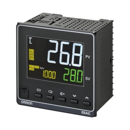 E5AC-CX4A5M-000 E5AC3040M 374727 OMRON Ent Univ 4 Alarmas Sal Corriente 100-240Vca 96x96