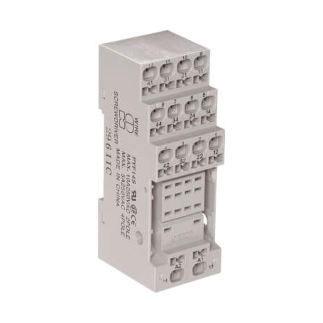 PYF14S PY 6001H 113313 OMRON Base MY DIN Rail 5A 14 broches Connexion rapide