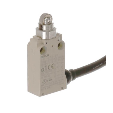 D4F-102-1R D4F 0005E D4F1021R OMRON Métal IP67 1NC/1NO Piston Rouleau de piston 1m horiz.