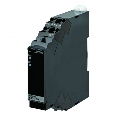 K8DT-PH1CN K8DT0041F K8DTPH1CN OMRON Trois-séquence de phase+Perte de phase SPDT 200-480 VAC 17,5 mm Push-in+
