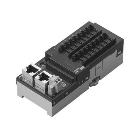 GX-MD1618 GX 5003M GXMD1618 OMRON EtherCAT digital I/O unité, 8 x entrées + 8 x sorties, NPN, e-CON connecte..