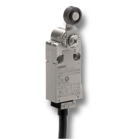 D4F-120-1D D4F 0009H 134001 OMRON Metal IP67 1NC/1NA Alavanca Polia 1m vert.