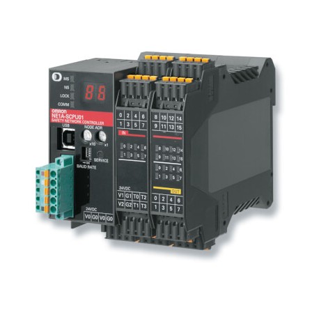 NE1A-SCPU01-V1 VER2.0 NE1A0004R 231688 OMRON Сетевой контроллер безопасности DNet 16E-8S-4T V1