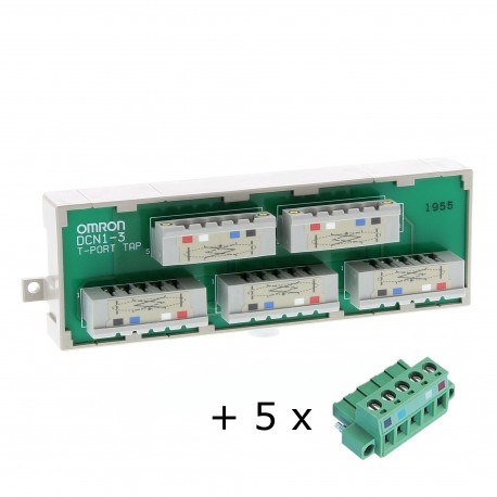 DCN1-3C DCN10004M 133603 OMRON Shunt 3 lignes (avec connecteurs)