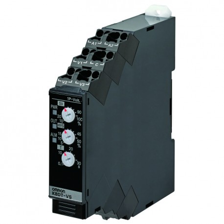 K8DT-VS2CD K8DT0029G 669470 OMRON Single Phase Max or Min Voltage 1-150VAC/DC 24V AC/DC 1 SPDT 17.5mm Push-i..
