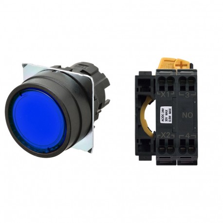 A22NL-BNM-TAA-P100-AC A2226561G A22NLBNMTAAP100AC OMRON Pushbutton A22NL Ø22, bezel plastic, FLAT, MOMENTARY..