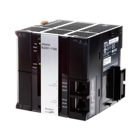 NJ301-1100 NX010007F NJ3011100 OMRON NJ301 Machine Controller 4 Ejes