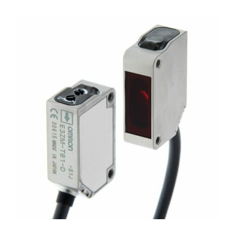 E3ZM-T81 2M E3ZM0023A E3ZMT812M OMRON Metall-cc 3h Lichtschranke 15m, PNP, Kabel 2M