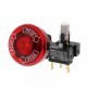 A165E-LS-24D-02 A16E7004A A165ELS24D02 OMRON Seta de emergencia 16mm DPST-NC LED