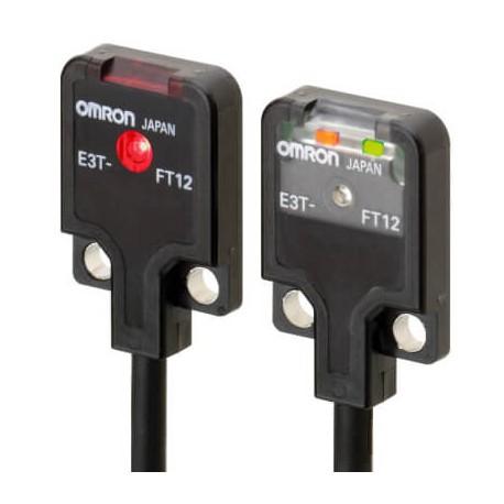 E3T-FT11 2M E3T 1007E E3TFT112M OMRON Miniature 3h Barrière 500mm Plat NPN Lumière