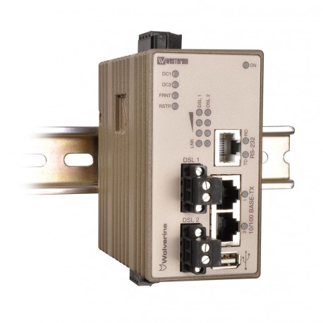 WES-DDW-142 AA039738M WESDDW142 OMRON Ethernet FAMÍLIA de Estender, 2x 10/100 Base-TX, Trilho DIN
