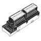 CRT1-MD16TA CRT13022R CRT1MD16TA OMRON Unité Componet 8/8 I/O NPN 3-terminal
