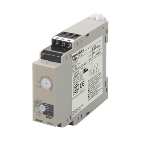 H3DK-G 24-240VAC/DC H3DK6007G H3DKGACDC24240OMI OMRON 22.5mm DIN Estrella-Triángulo SPDT/SPDT