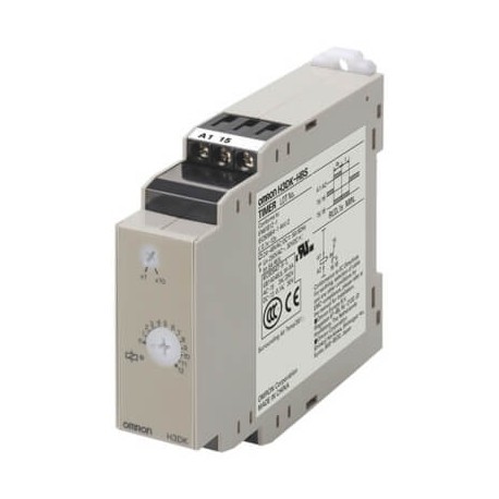 H3DK-HDL AC200-240V H3DK6012C H3DKHDLAC200240VOMI OMRON 22.5mm DIN OFF Rango largo