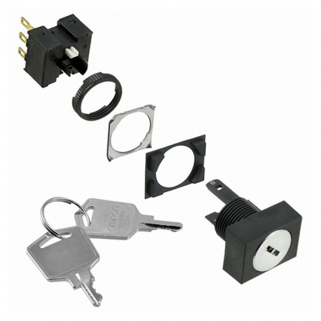 A165K-J2M A16K2011C A165KJ2M OMRON Selector llave rectangular 2 posiciones