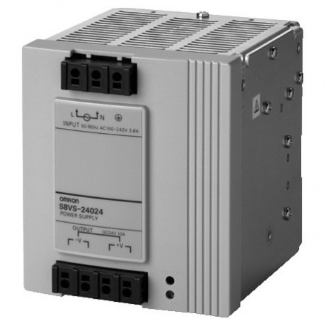 S8VS-24024-F S8VS0077F S8VS24024F OMRON 240W / 24V / 10A DIN Rail Rapid Connection