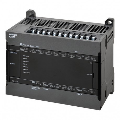 CP2E-E30DR-A CP2W0037C CP2EE30DRA OMRON CP2E compact de la série PLC Essentiels de Type 18 DI, 12 sortie Rel..