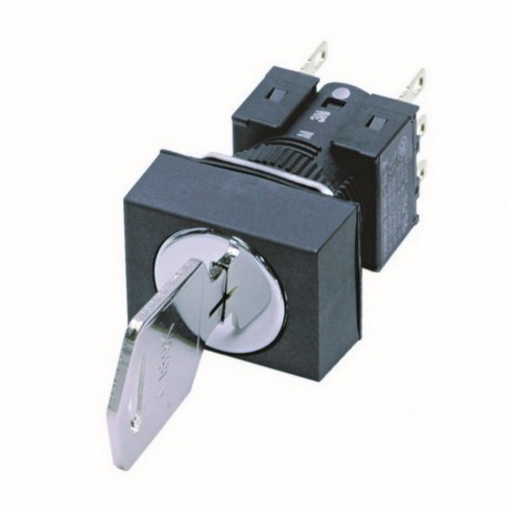 A165K-J3AC A16K2014H A165KJ3AC OMRON Selector llave rectangular 3 posiciones automático