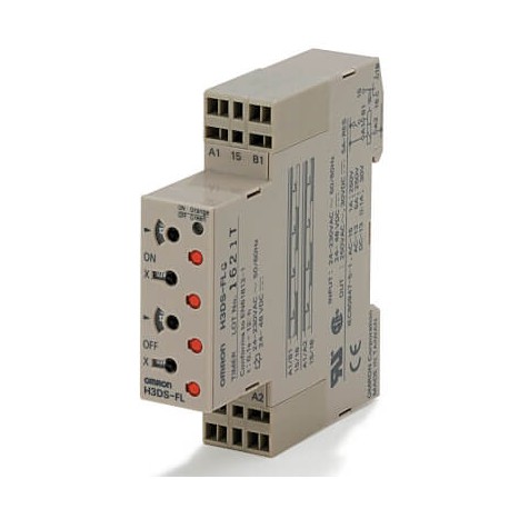H3DS-FLC H3DS8006M 670940 OMRON 17,5 milímetros DIN ON/OFF 6 Intervalos Quick Connect