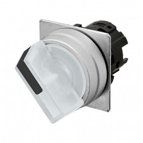 A22NZ-2ML-TWA A2270442D A22NZ2MLTWA OMRON Select.22mm, 2 Position, Lighting, Metal, AUTO RESET.LEFT, WHITE