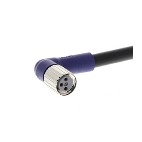 XS3F-LM8PVC3A2M XS3F0175D XS3FLM8PVC3A2M OMRON M8, PVC cable right Angle 3-wire, 2m Lite