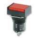 A165L-JAA-24D-2 A16 7766C A165LJAA24D2 OMRON Botão de pressão com iluminação, retangular, IP65, azul