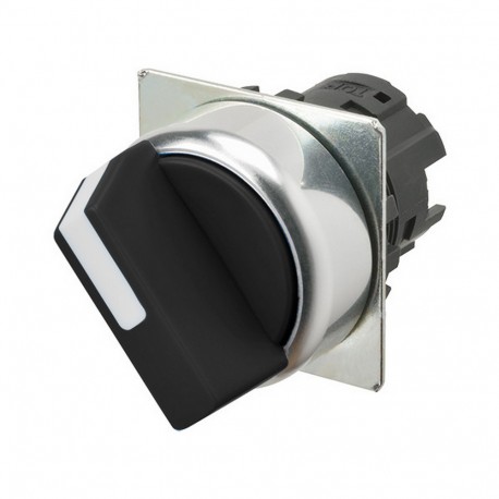 A22NZ-2RL-NBA A2270462R A22NZ2RLNBA OMRON Select.22mm, 2 Position, bright Metal, AUTO RESET.LEFT, BLACK