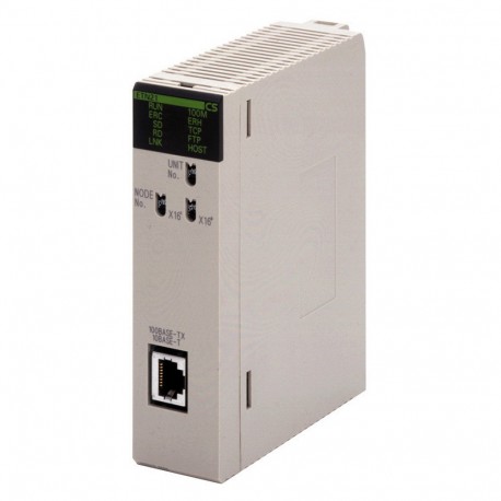 CS1D-ETN21D CS1D0012D 168048 OMRON Módulo Ethernet Redundante 10/100BASE-T Conector RJ45