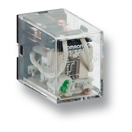LY2F 100/110VAC LY2 1087F LY2FAC100110 OMRON DPDT 10A enchuf/a saldare montaggio superiore