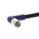 XS3F-LM8PVC4A5M XS3F0180M XS3FLM8PVC4A5M OMRON M8 PVC com fio Mergulhado 4 fios 5m Lite
