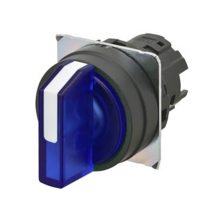 A22NZ-3BB-TAA A2270515C 664719 OMRON Select.22mm, 3 Posiciones, Iluminación, Plástico, RESET AUTO.I/D, AZUL