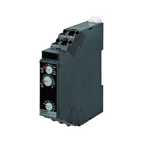 H3DT-L1 24-240VAC/DC H3DT0004D H3DTL1ACDC24240 OMRON 17.5 mm DIN Multi-function 1xSPDT 24-240 Vdc/Vac, Push-..
