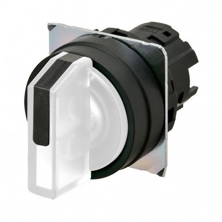 A22NZ-3BB-TWA A2270514E 661892 OMRON Select.22mm, 3 Posiciones, Iluminación, Plástico, RESET AUTO.I/D, BLANCO