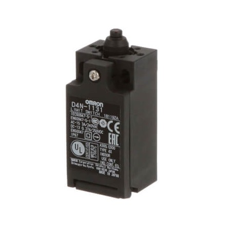D4N-1131 D4N 0037M D4N1131 OMRON Plástico 1NC/1NA Brusca Émbolo plano PG13,5