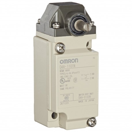 D4A-1101N D4AN1101R D4A1101N OMRON Rouleau standard DPDT Pause-double 1/2-14 NPT