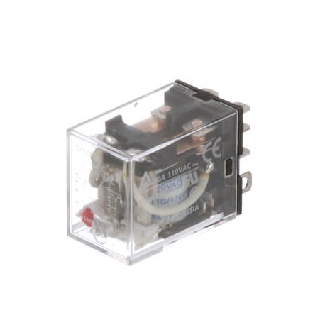 LY2N 100/110VAC LY2 5155F LY2N100110AC OMRON DPDT 10A enchuf di saldatura/indicatore e test