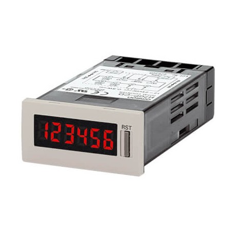 H7HP-AD H7HP2001F 243934 OMRON LCD Totalizer/Counter 6 digits Grey 12-24Vdc