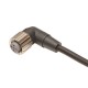 XS2F-M12PUR4A15M XS2F0688D 419162 OMRON Con cable acodado 4hilos 15m PUR M12