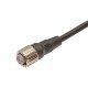 XS2F-M12PUR4S5M XS2F0696E 419170 OMRON Com cabo reto de 4 fios 5m PUR M12