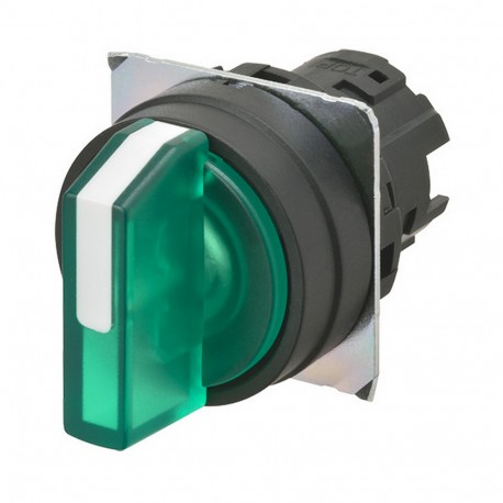A22NZ-3BM-TGA A2270476R 661886 OMRON Select.22mm, 3-Position, Lighting, Plastic, MANUAL, GREEN